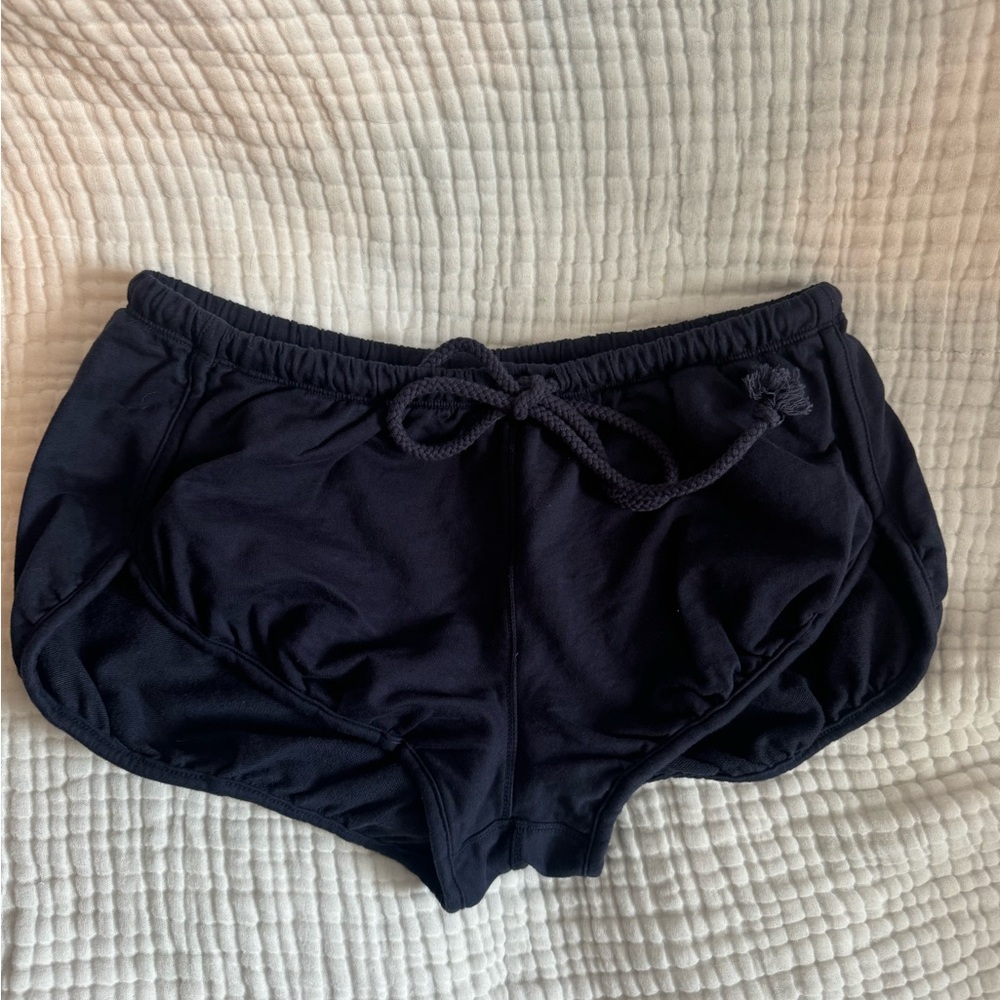 Free People Dark Blue Shorts Intimates & Sleepwear NWOT